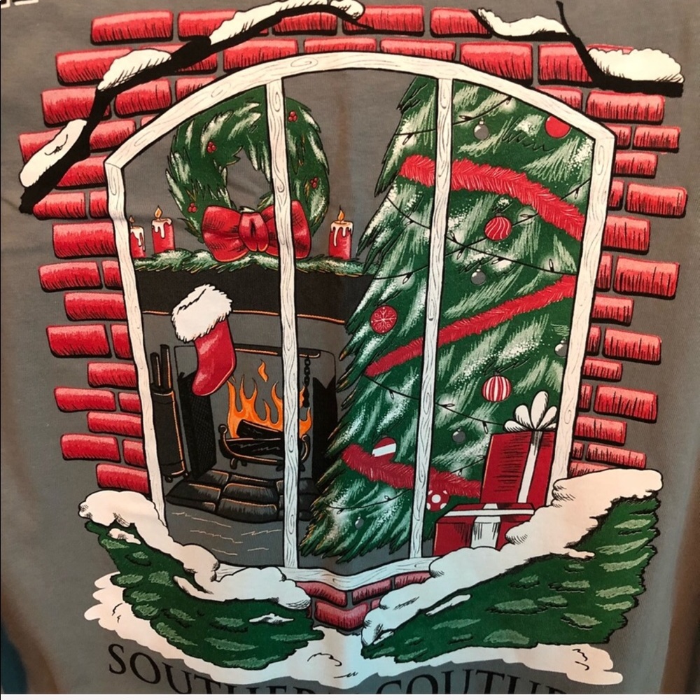 NWOT Southern Couture long sleeve Christmas tee - Picture 6 of 6